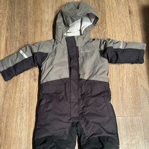 Columbia Black and Grey Toddler Snowsuit Size 2T